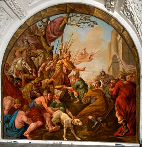 Giovanni Antonio de Groot - Roman spoils laid at the feet of Claudius Civilis - Google Art Project