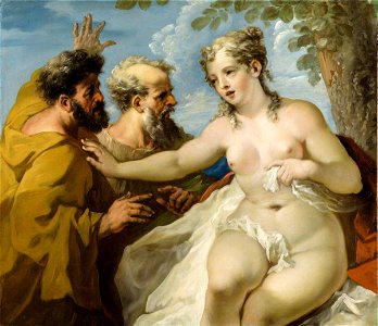 Giovanni Antonio Pellegrini (1675-1741) - Susannah and the Elders - 1530089 - National Trust