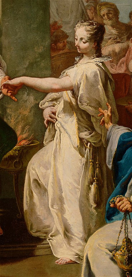 Giovanni Battista Pittoni - The Sacrifice of Polyxena - detail