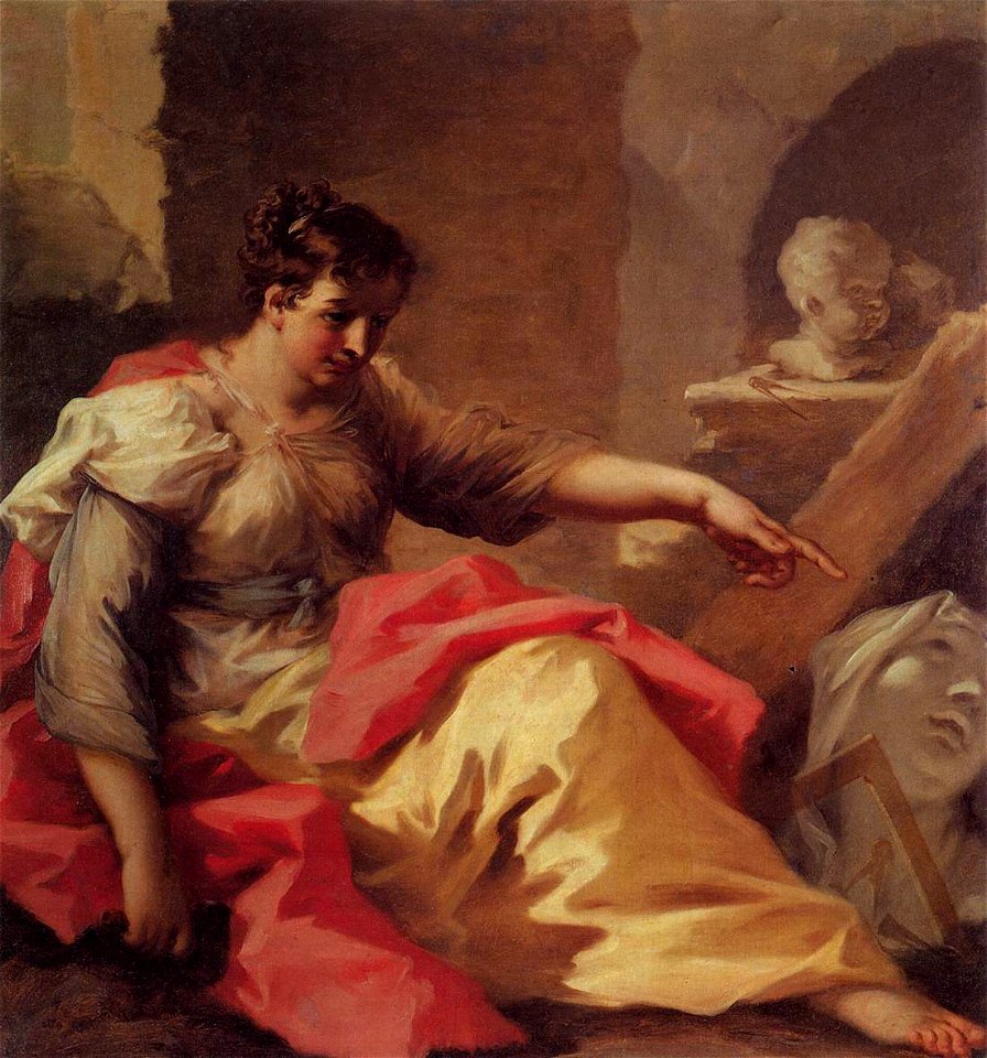 Giovanni Antonio Pellegrini - Allegory of Sculpture - WGA17137