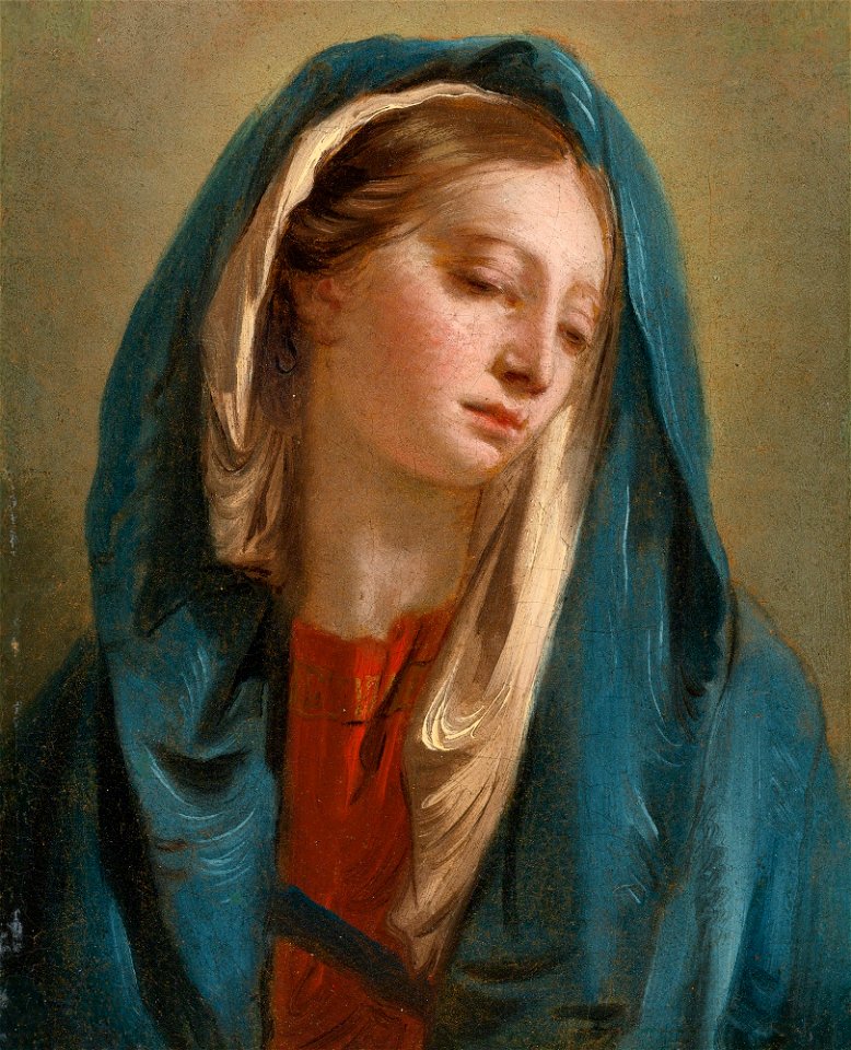 Giovanni Battista Tiepolo (1696–1770) The Madonna facing forward