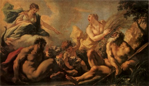Giovanni Antonio Pellegrini - De vier elementen van de brouwers