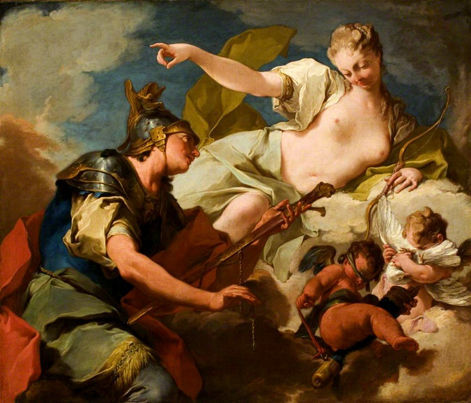 Giovanni Battista Pittoni the younger (1687-1767) - Venus Giving Armour to Aeneas - 266913 - National Trust