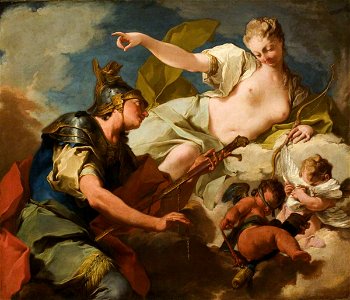 Giovanni Battista Pittoni the younger (1687-1767) - Venus Giving Armour to Aeneas - 266913 - National Trust