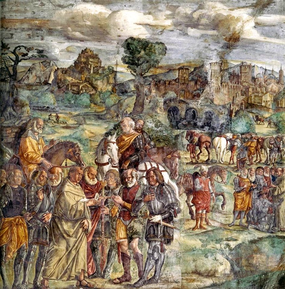 Giovanni Antonio Requesta - Conversione di Ezelino - Scuola del Santo Padova