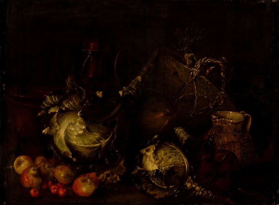 Giovanni Battista Ruoppolo - Zátišie so zeleninou a ovocím - O 171 - Slovak National Gallery