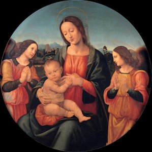Giovanni Antonio Sogliani - Madonna with the Child and angels - Google Art Project