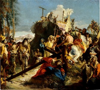 Giovanni Battista Tiepolo (e studio) - Cristo Via del Golgota