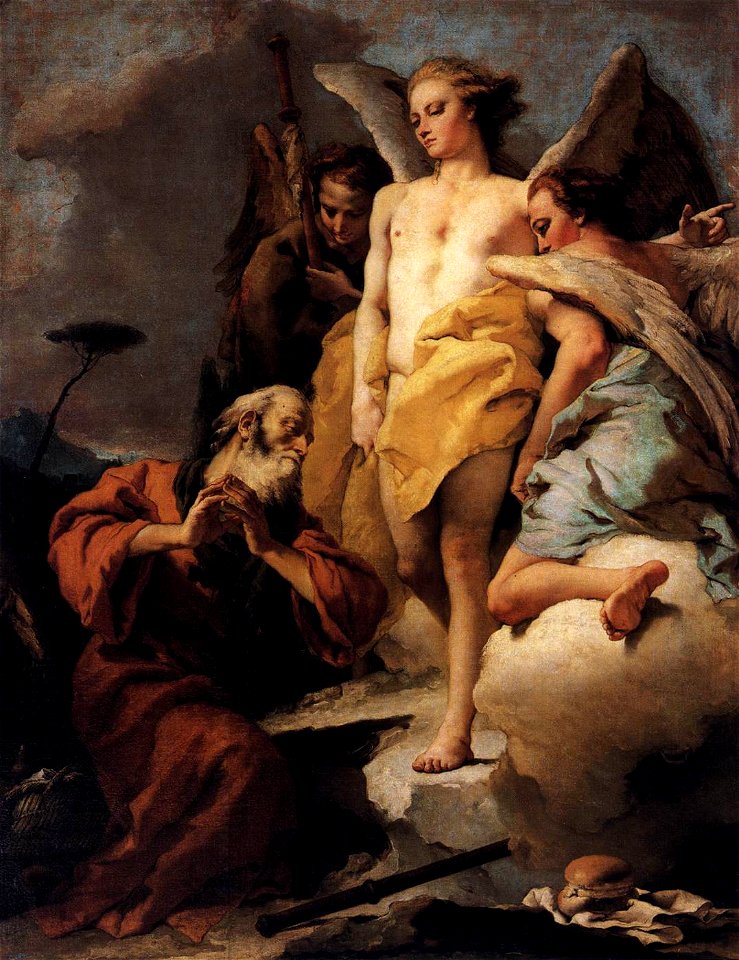 Giovanni Battista Tiepolo - Abraham and the Three Angels - WGA22273