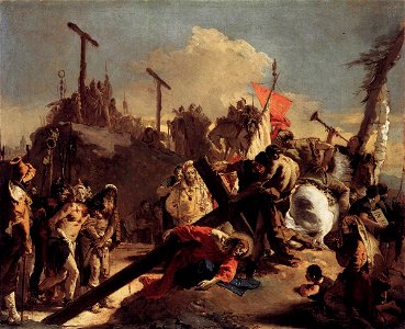 Giovanni Battista Tiepolo - Carrying the Cross - WGA22269