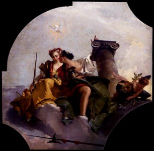 Giovanni Battista Tiepolo - Fortitude and Justice - WGA22300