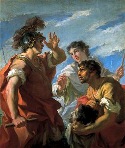 Giovanni Antonio Pellegrini - Caesar before Alexandria