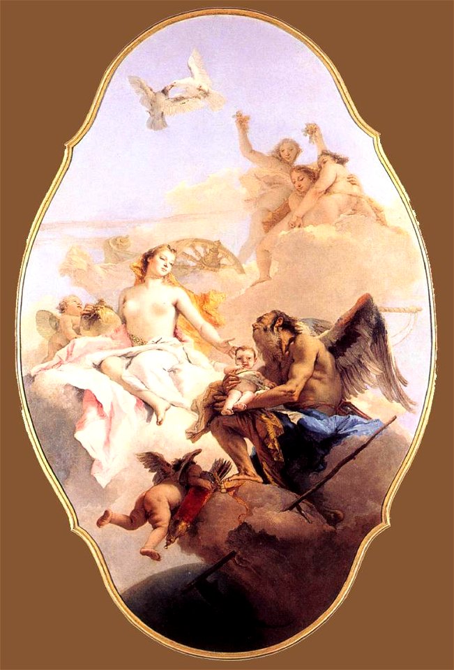Giovanni Battista Tiepolo - An Allegory with Venus and Time - WGA22347