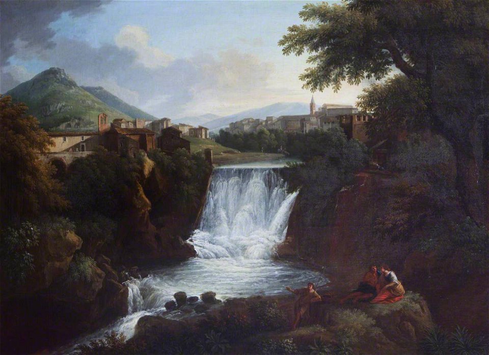 Giovanni Battista Busiri (1698-1757) - The Cascatelle at Tivoli - 1401160 - National Trust