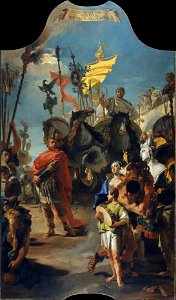 Giovanni Battista Tiepolo - battaglia di Vercelli - Metropolitan New York