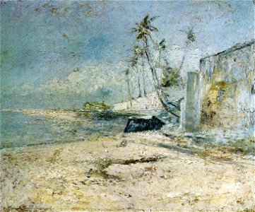 Giovanni Battista Castagneto - Coqueiros à Beira Mar