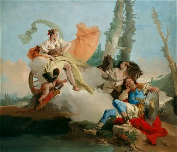 Giovanni Battista Tiepolo - Rinaldo Enchanted by Armida - Google Art Project