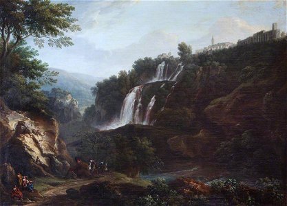 Giovanni Battista Busiri (1698-1757) - The Great Cascade at Tivoli - 1401162 - National Trust