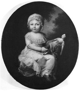 Giovanni Battista Cipriani - Portrait of a Child Holding a Doll - 17.3230 - Museum of Fine Arts