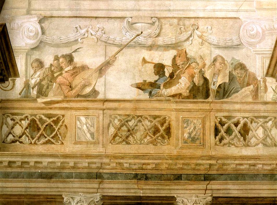 Giovanni Battista Tiepolo - The Banquet of Cleopatra (detail) - WGA22310