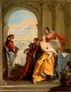 Giovanni Battista Tiepolo - The Death of Sophonisba - WGA22350. Free illustration for personal and commercial use.