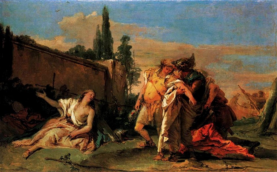 Giovanni Battista Tiepolo - Rinaldo's Departure from Armida - WGA22356