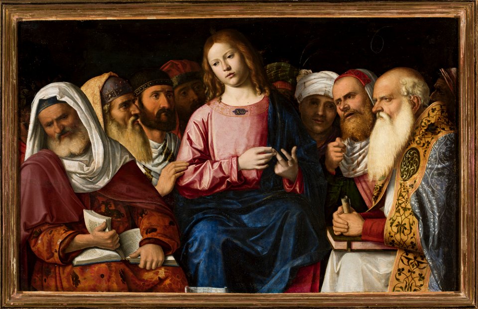 Giovanni Battista Cima da Conegliano - Christ among the Doctors - M.Ob.625 MNW - National Museum in Warsaw