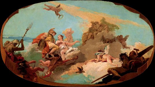 Giovanni Battista Tiepolo - The Apotheosis of Admiral Vettor Pisani - Google Art Project