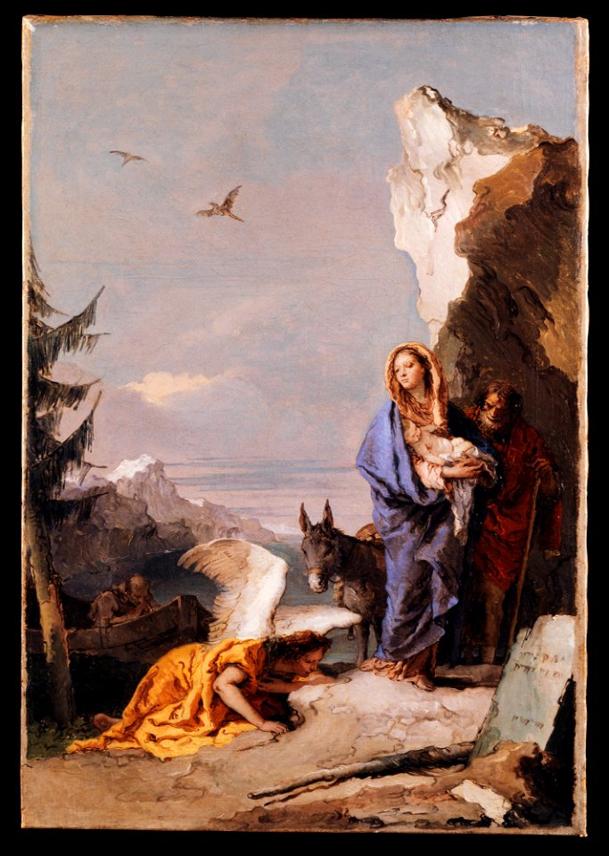 Giovanni Battista Tiepolo - The Flight into Egypt - 2019.141.19 - Metropolitan Museum of Art