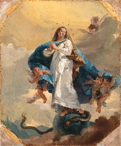 Giovanni Battista Tiepolo - The Immaculate Conception - 36.29 - Detroit Institute of Arts