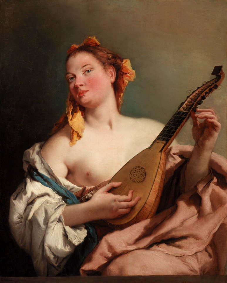 Giovanni Battista Tiepolo - Woman with a Mandolin - 57.180 - Detroit Institute of Arts