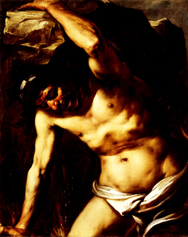 Giovanni Battista Langetti - Sisyphus - 79.9 - Detroit Institute of Arts