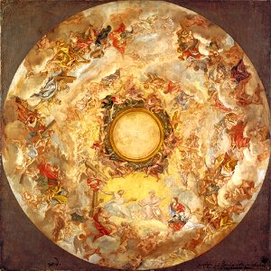 Giovanni Battista Gaulli - St. Agnes is Received into Heaven - Google Art Project
