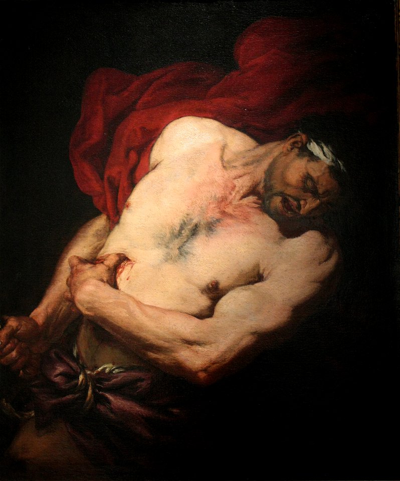 Giovanni Battista Langetti - La Mort de Caton