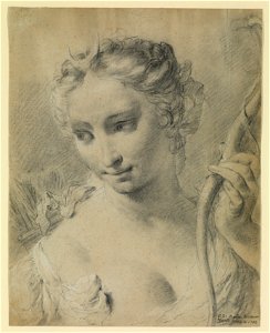 Giovanni Battista Piazzetta - Diana - Google Art Project. Free illustration for personal and commercial use.