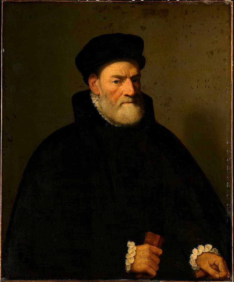 Giovanni Battista Moroni - Portrait of Vercellino Olivazzi - 767 - Rijksmuseum