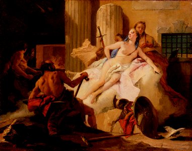 Giovanni Battista Tiepolo, Italian (active Venice, Udine, Würzburg, and Madrid) - Sketch for Venus and Vulcan - Google Art Project