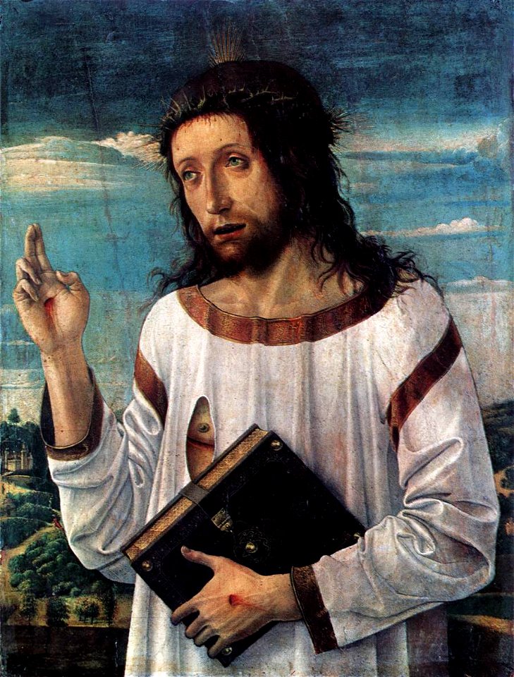 Giovanni Bellini - Blessing Christ - WGA1635