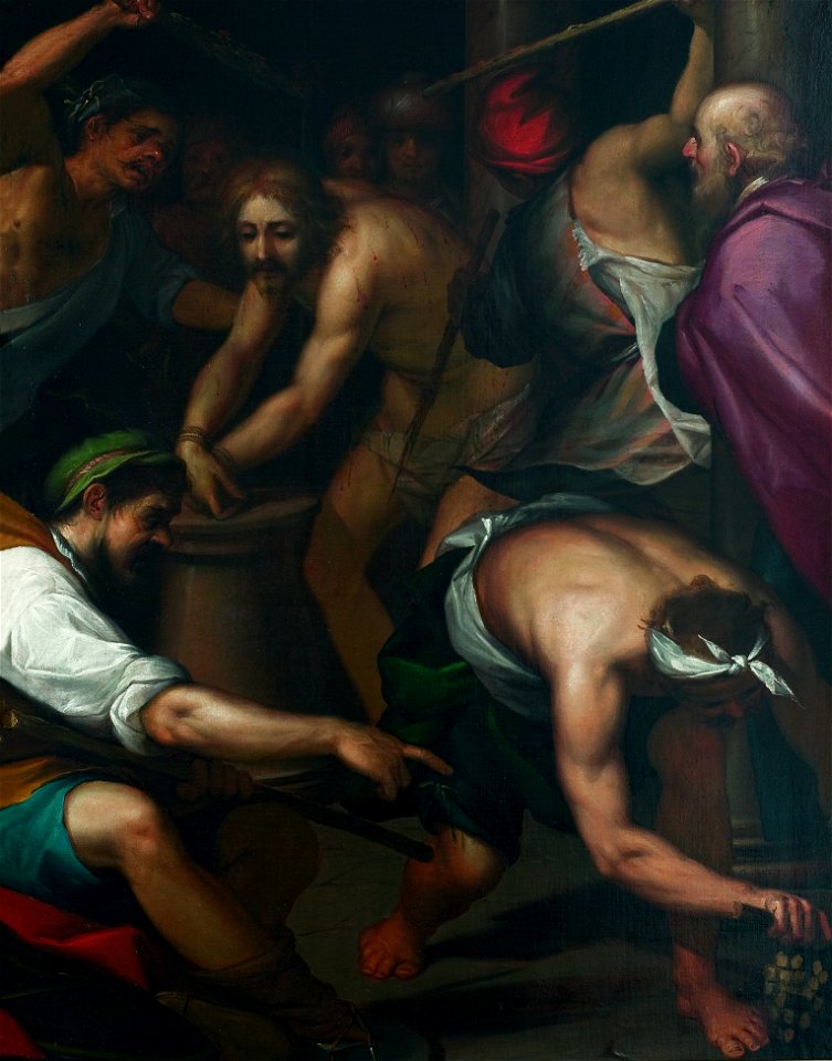 Giovanni Battista Paggi - The flagellation of Christ
