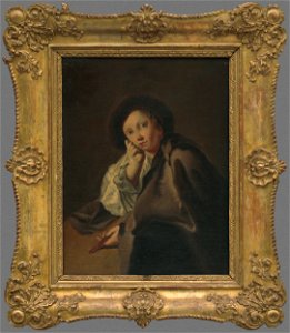 Giovanni Battista Piazzetta - Chlapec v klobúčiku s nožíkom - M 196 - Ernest Zmeták Art Gallery