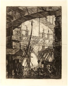 Giovanni Battista Piranesi - Le Carceri d'Invenzione - Second Edition - 1761 - 04 - The Grand Piazza