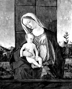 Giovanni Bellini - Madonna and Child - Walters 371039. Free illustration for personal and commercial use.