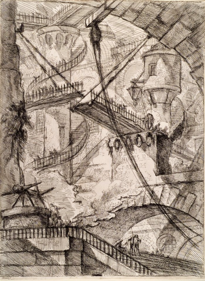 Giovanni Battista Piranesi - The Drawbridge - Google Art Project