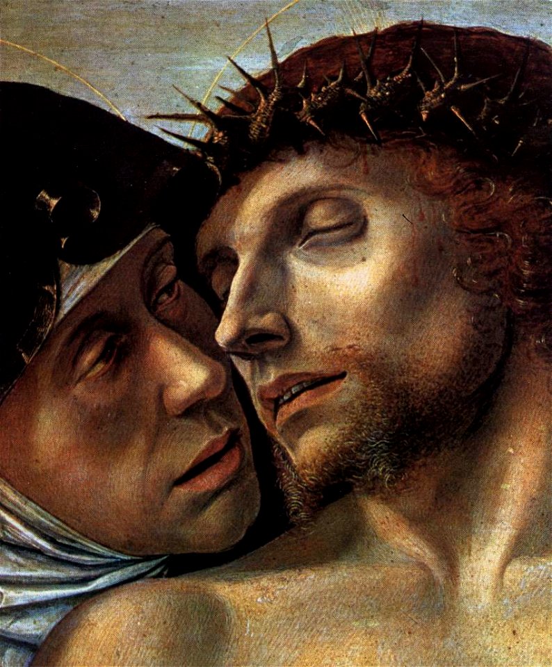 Giovanni Bellini - Pietà (detail) - WGA1634
