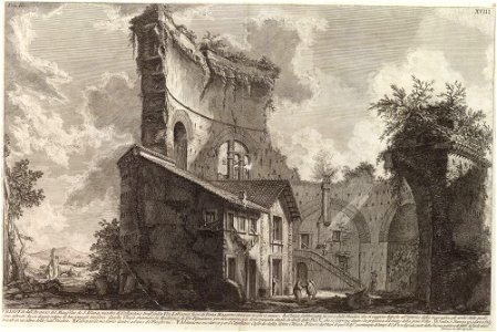 Giovanni Battista Piranesi - Le Antichità romane, tomo III prancha XVIII 1750–53