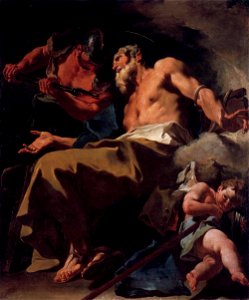 Giovanni Battista Pittoni - The Torture of St Thomas - WGA17976. Free illustration for personal and commercial use.