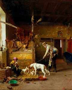 Giovanni Battista Quadrone - Off to the hunt