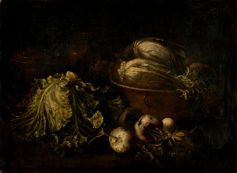 Giovanni Battista Ruoppolo - Zátišie so zeleninou - O 170 - Slovak National Gallery