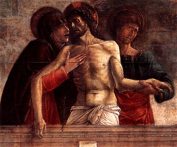 Giovanni Bellini - Pietà (detail) - WGA01665