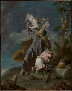 Giovanni Battista Pittoni - Abraham Sacrificing His Son Isaac - 67.968 - Museum of Fine Arts